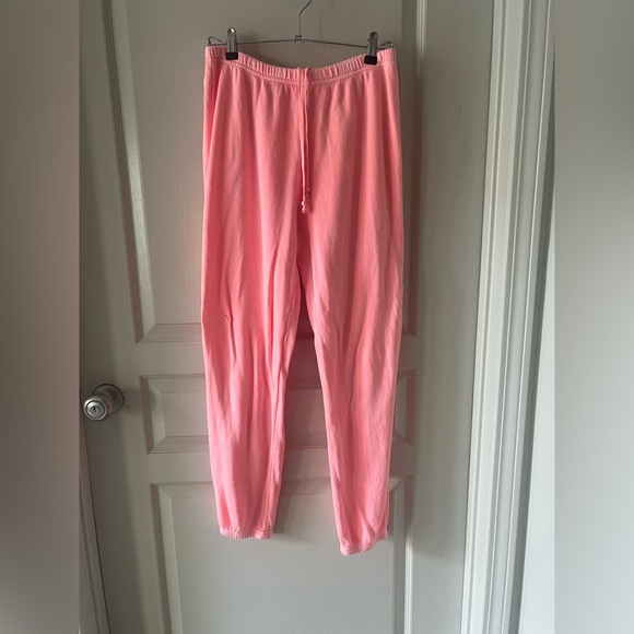 SKIMS Soft Lounge Pink Joggers Modal Cotton Size S - Picture 3 of 5